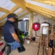 Attic Boiler Repair and Copper Pipework